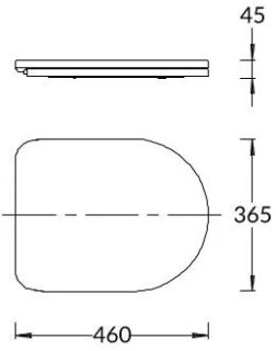 Kerama Marazzi Сиденье POMPEI PO.seat.01\WHT Soft close + Clip up белый
